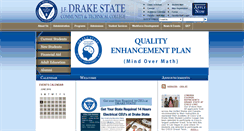 Desktop Screenshot of drakestate.edu